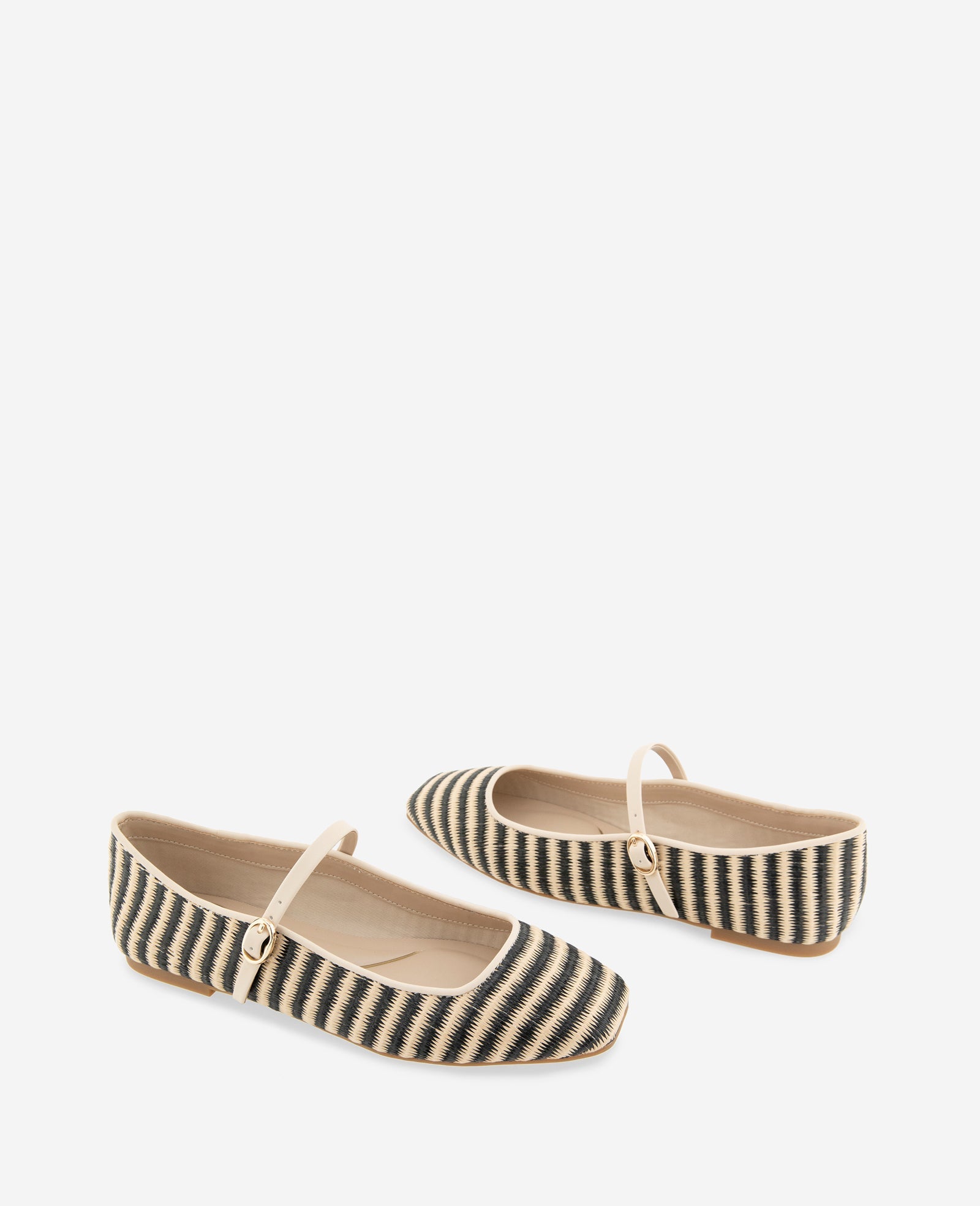 Jasper Raffia Ballet Flat | Kenneth Cole BLACK/NATURAL RAFFIA