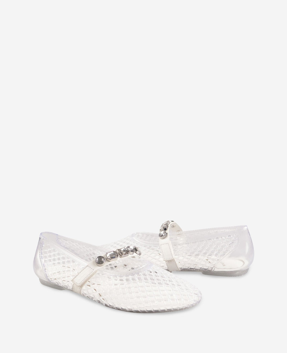 Jazzy Stone Embellished Ballet Flat | Kenneth Cole CLEAR