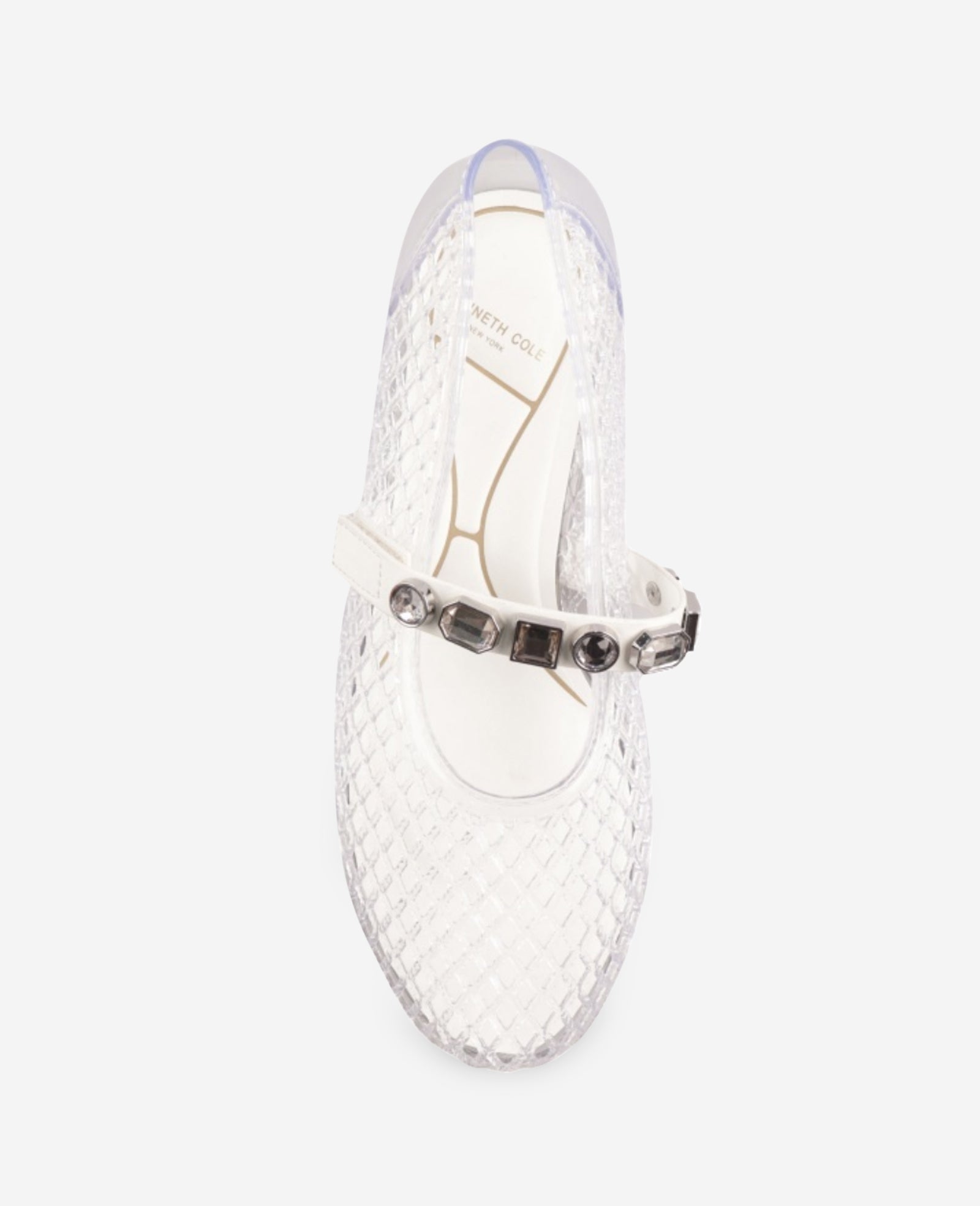 Jazzy Stone Embellished Ballet Flat | Kenneth Cole CLEAR
