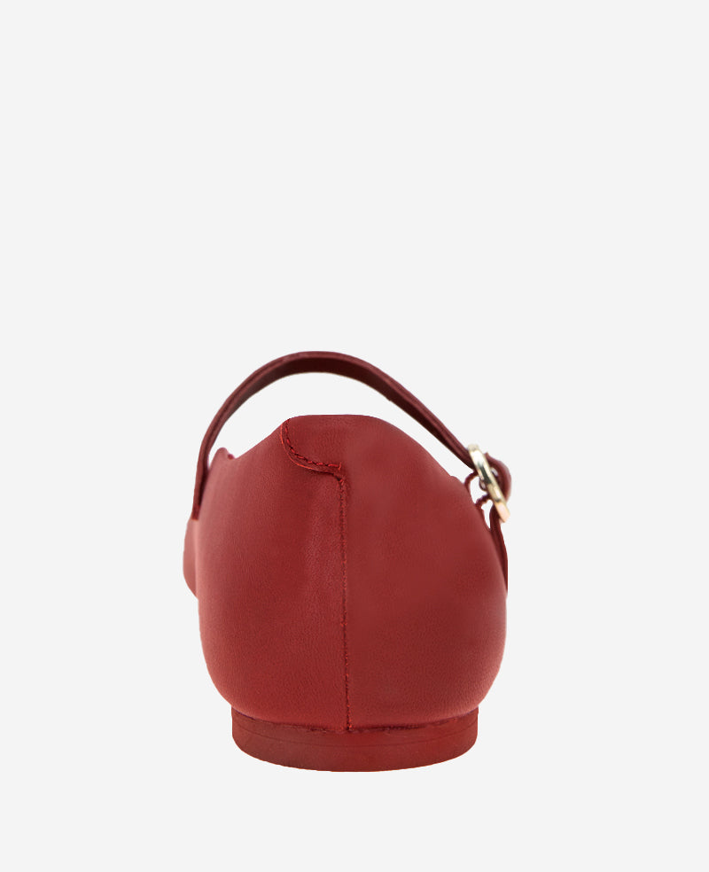 Shop Jasper Rio Red Leather Ballet Flat | Kenneth Cole | Kenneth Cole RIO RED LEATHER