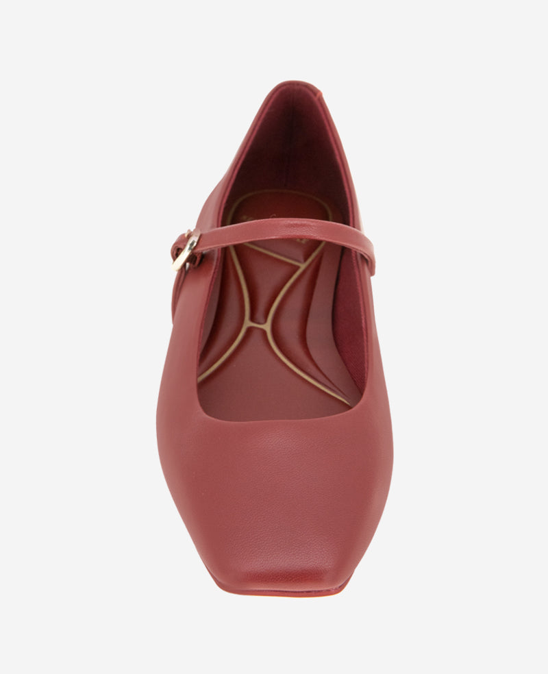 Shop Jasper Rio Red Leather Ballet Flat | Kenneth Cole | Kenneth Cole RIO RED LEATHER