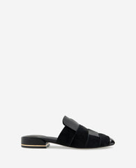 Faina Leather Fisherman Slide Sandal – Black | Kenneth Cole | Kenneth Cole BLACK LEATHER