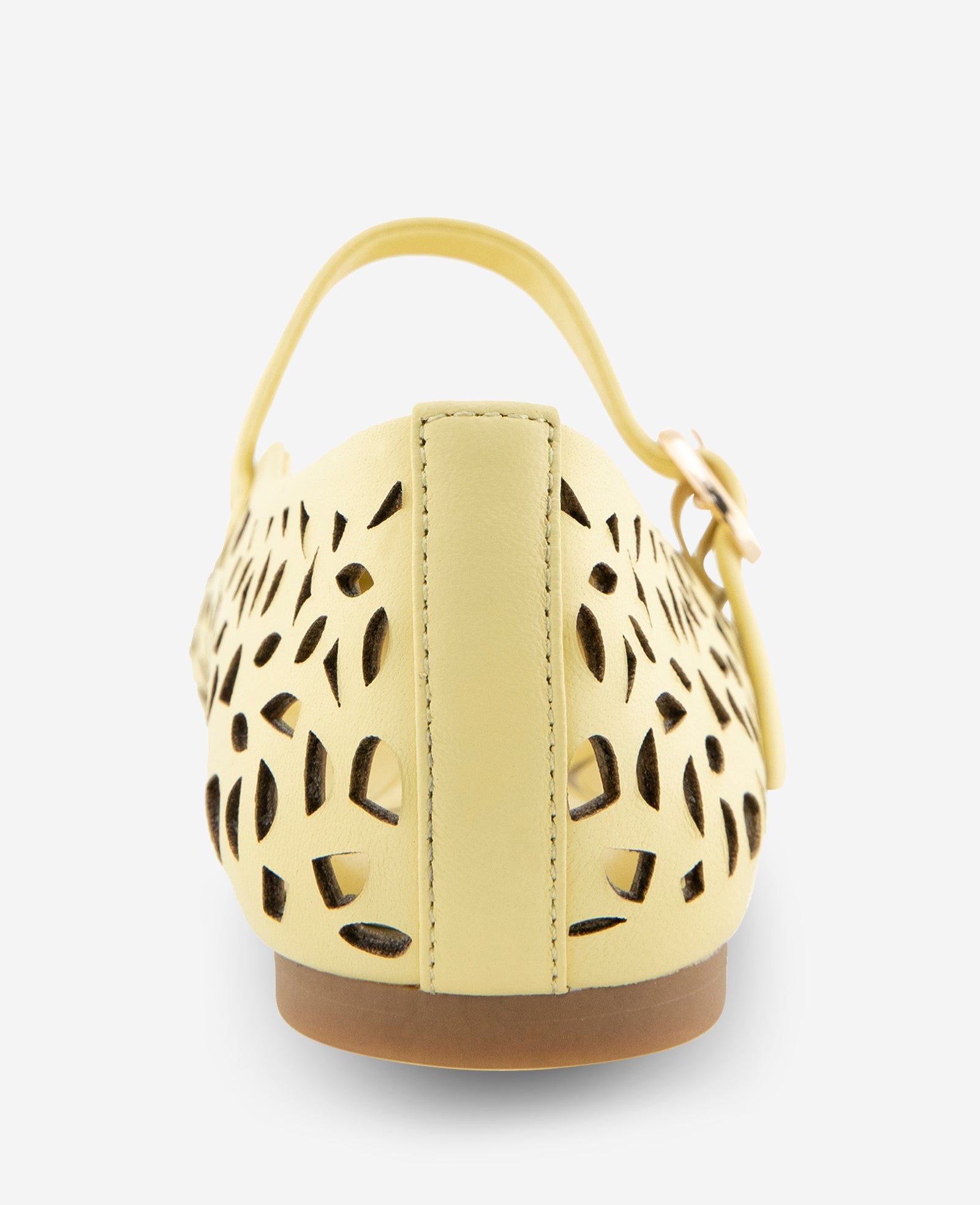 Jasper Perforated Leather Ballet Flat | Kenneth Cole BUTTER YELLOW