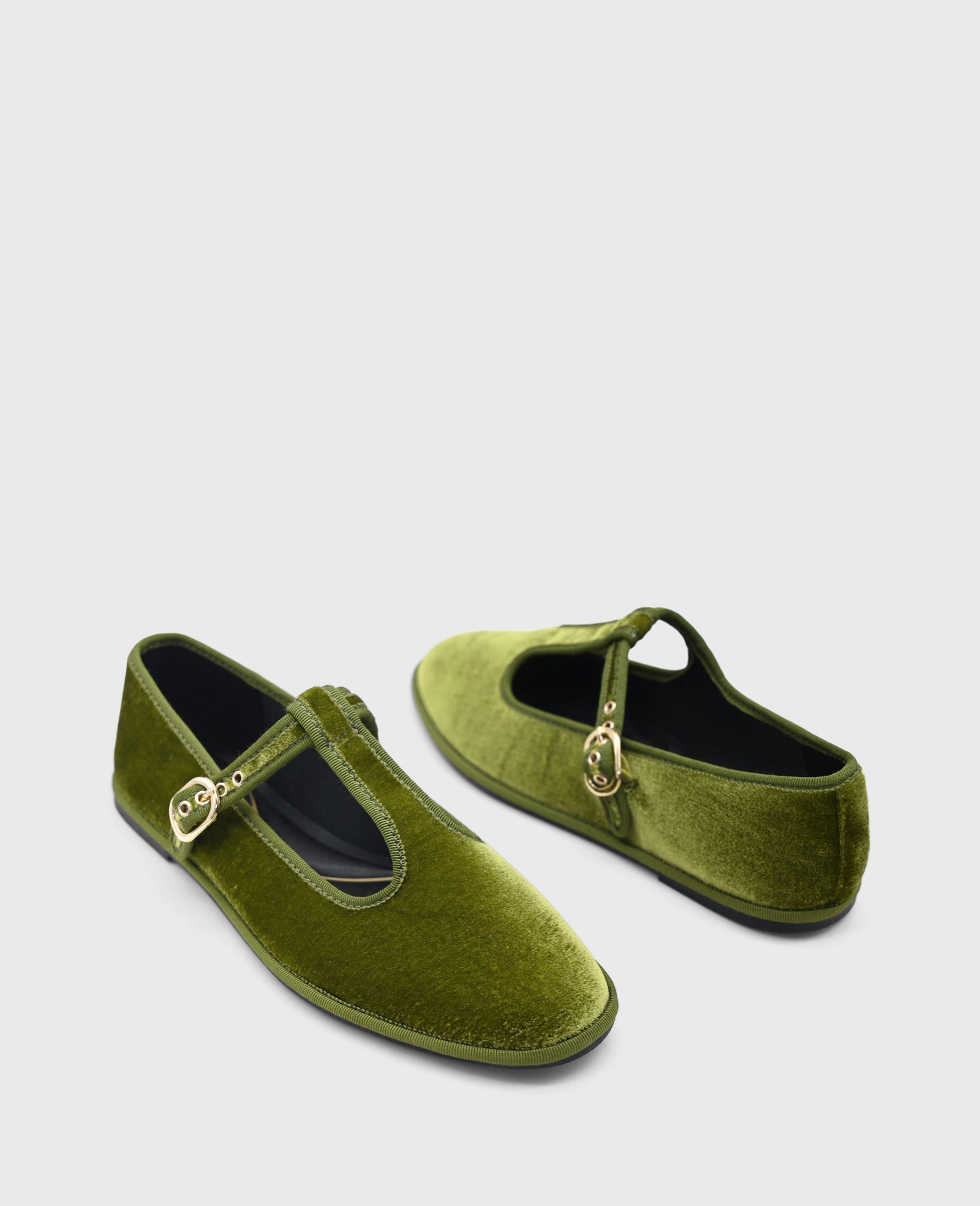 Verona Loden Velvet T-Strap Mary Jane Flat | Kenneth Cole | Kenneth Cole LODEN VELVET