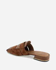 Faina Leather Fisherman Slide Sandal – Brown | Kenneth Cole | Kenneth Cole BROWN LEATHER
