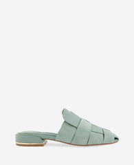 Faina Leather Fisherman Slide Sandal | Kenneth Cole AQUA LEATHER