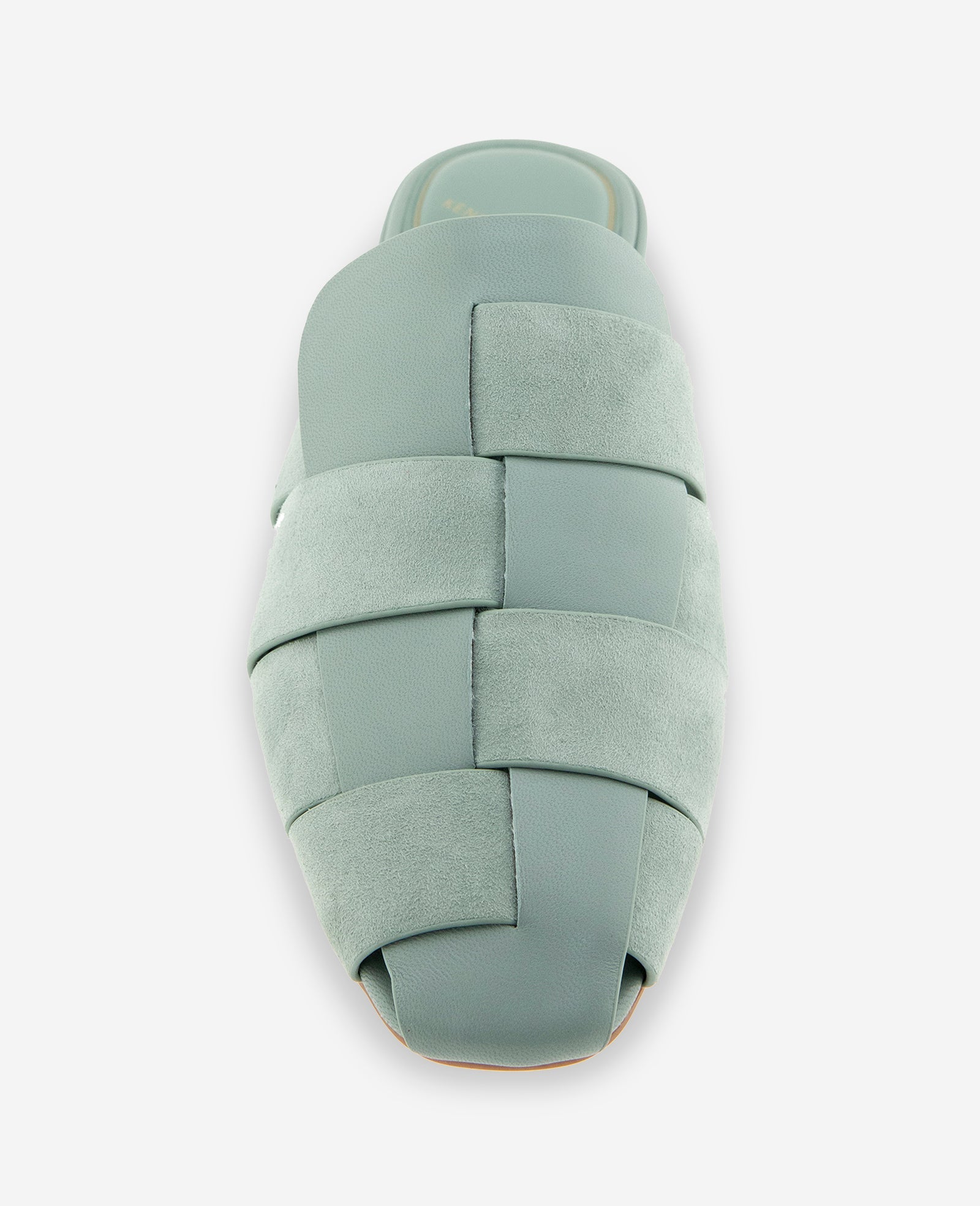 Faina Leather Fisherman Slide Sandal | Kenneth Cole AQUA LEATHER