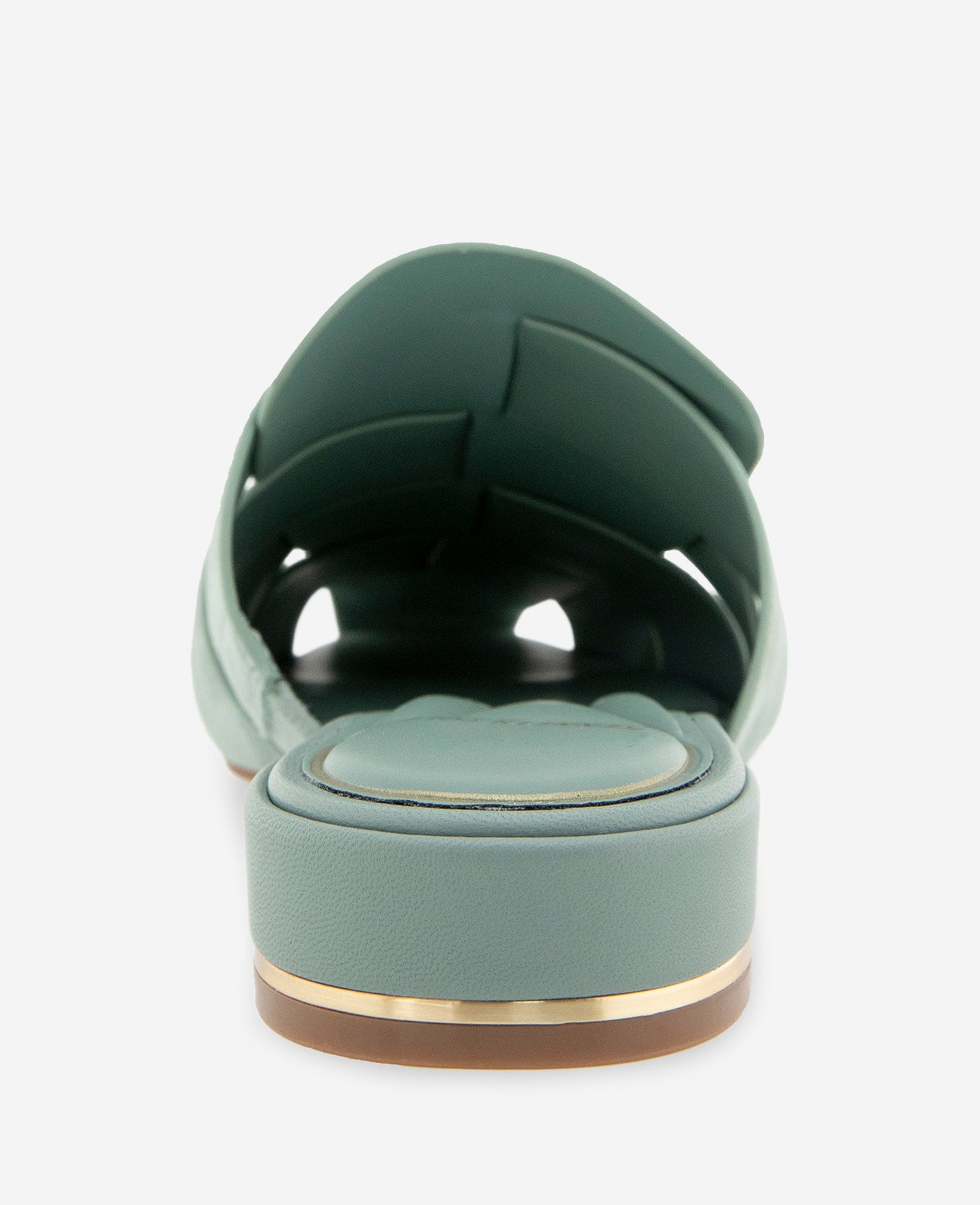 Faina Leather Fisherman Slide Sandal | Kenneth Cole AQUA LEATHER