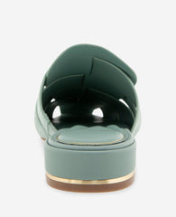 Faina Leather Fisherman Slide Sandal | Kenneth Cole AQUA LEATHER