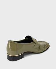 Reece Green Crinkle Patent Penny Loafer | Kenneth Cole | Kenneth Cole GREEN PATENT