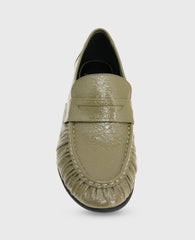 Reece Green Crinkle Patent Penny Loafer | Kenneth Cole | Kenneth Cole GREEN PATENT