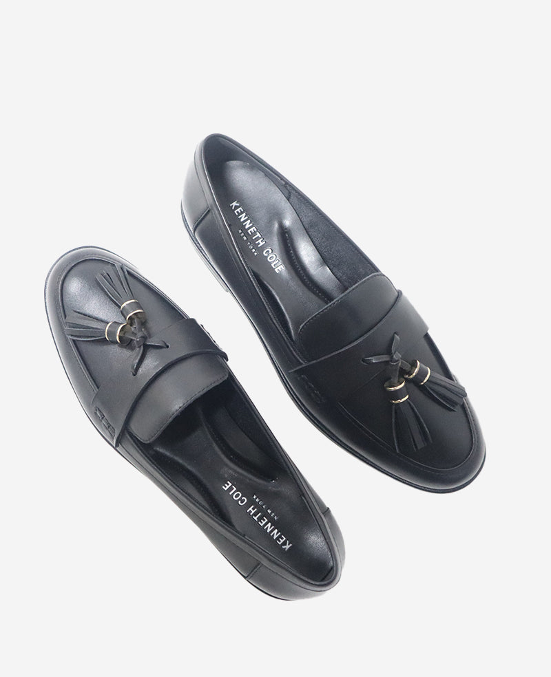 Lyra Leather Loafer | Kenneth Cole BLACK LEATHER
