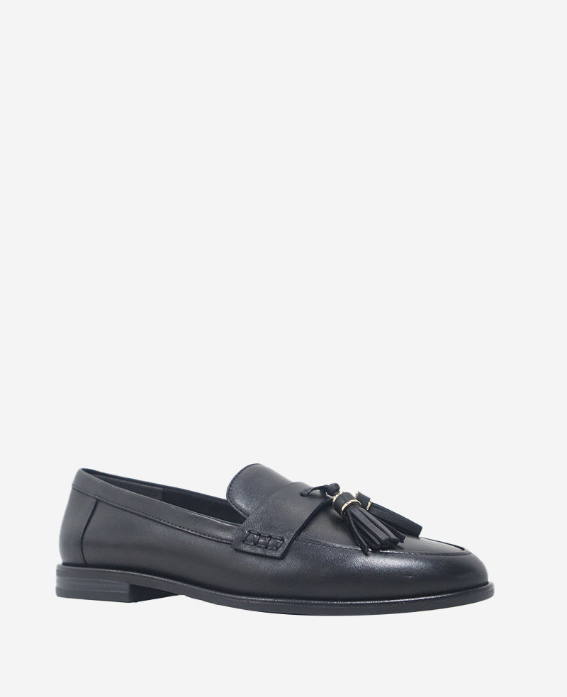 Lyra Leather Loafer | Kenneth Cole BLACK LEATHER