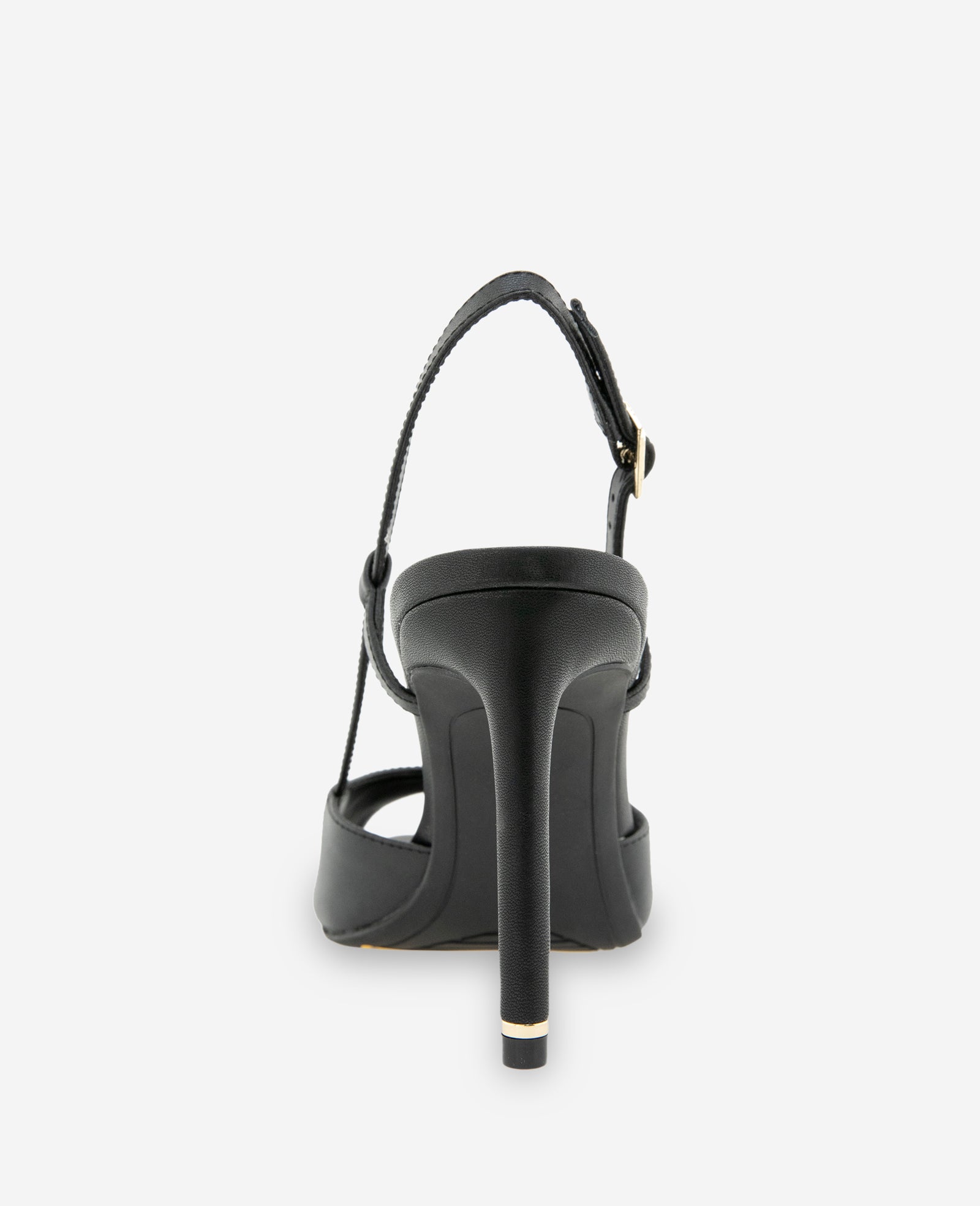 Londyn Leather Peep Toe Heel | Kenneth Cole BLACK LEATHER