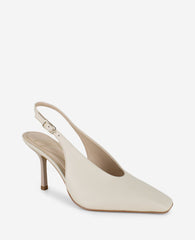 Aerial Leather Slingback Heel | Kenneth Cole IVORY LEATHER