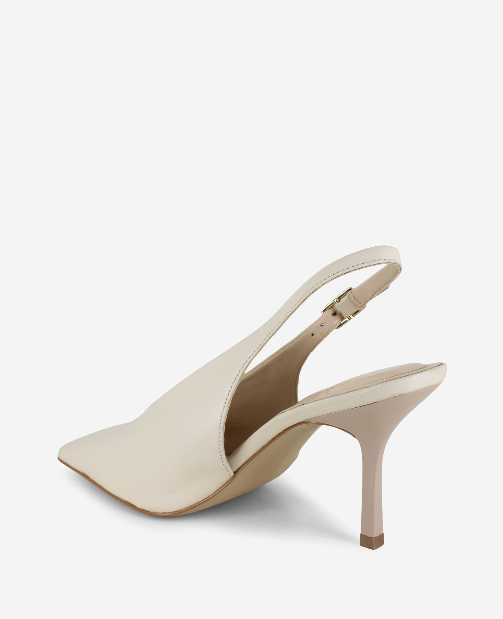 Aerial Leather Slingback Heel | Kenneth Cole IVORY LEATHER
