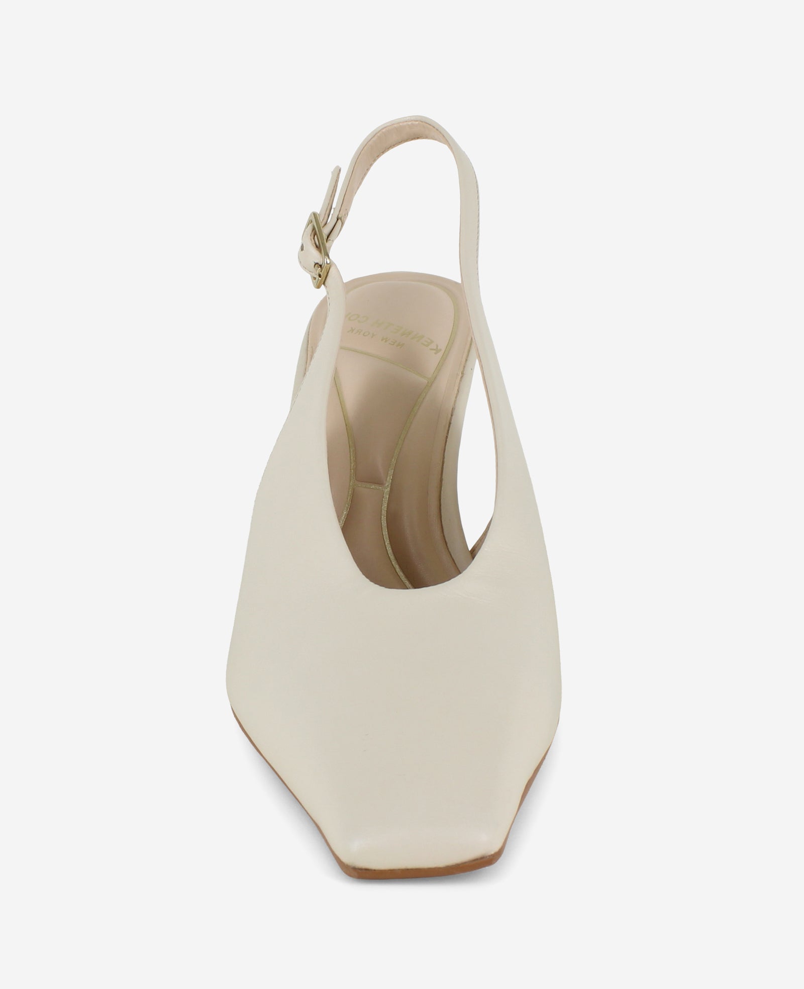 Aerial Leather Slingback Heel | Kenneth Cole IVORY LEATHER
