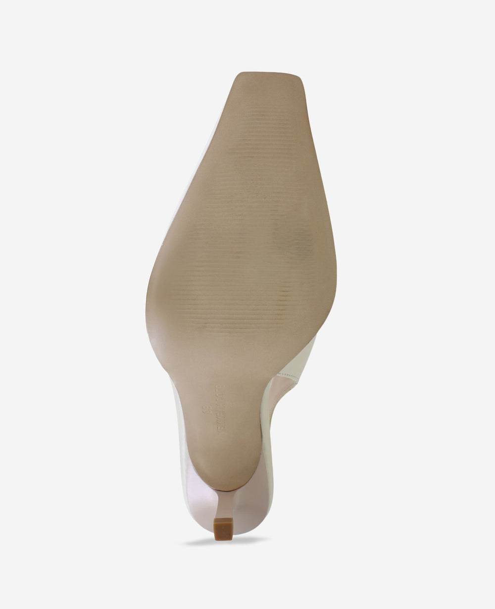 Aerial Leather Slingback Heel | Kenneth Cole IVORY LEATHER