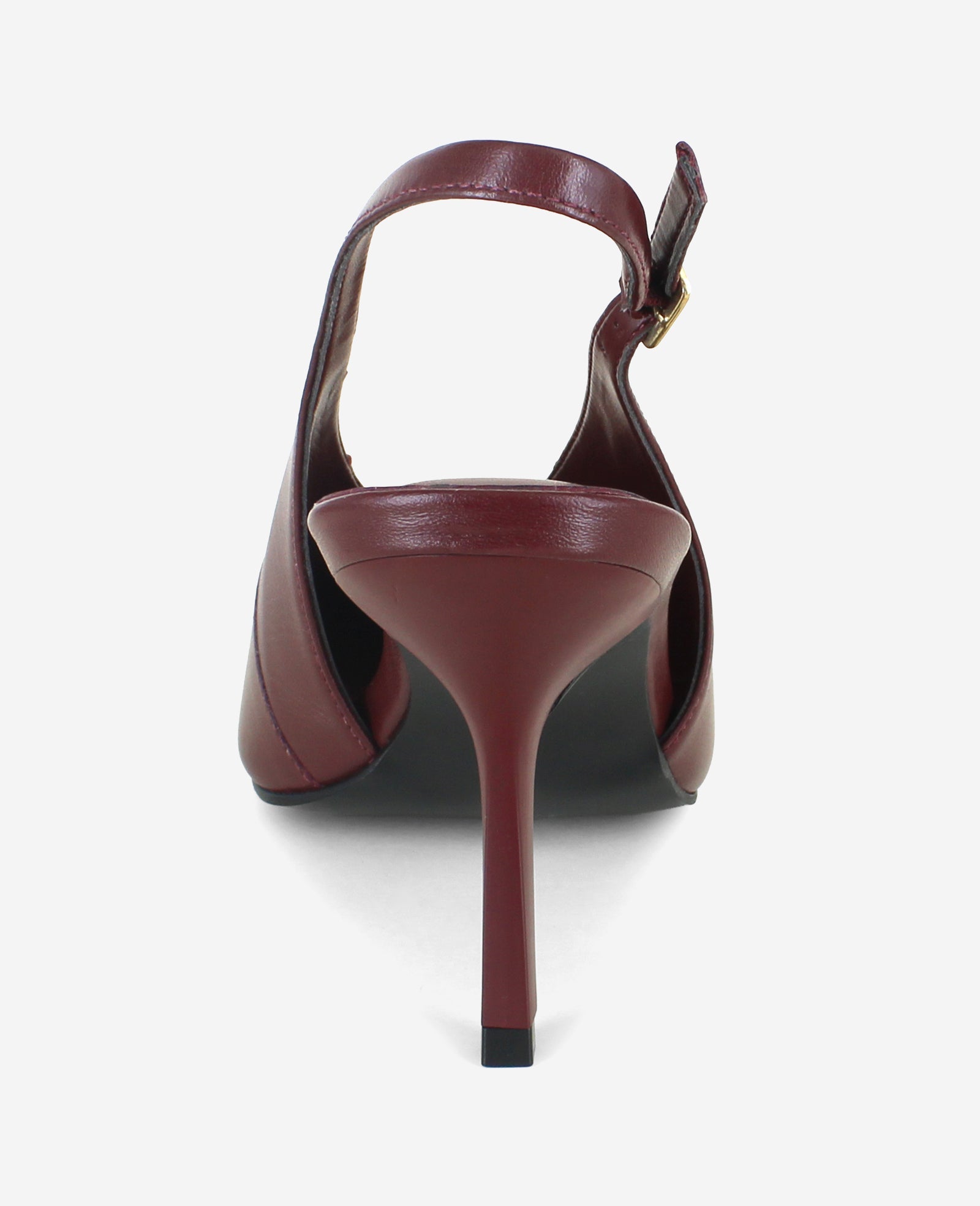 Aerial Leather Slingback Heel | Kenneth Cole BURGUNDY LEATHER