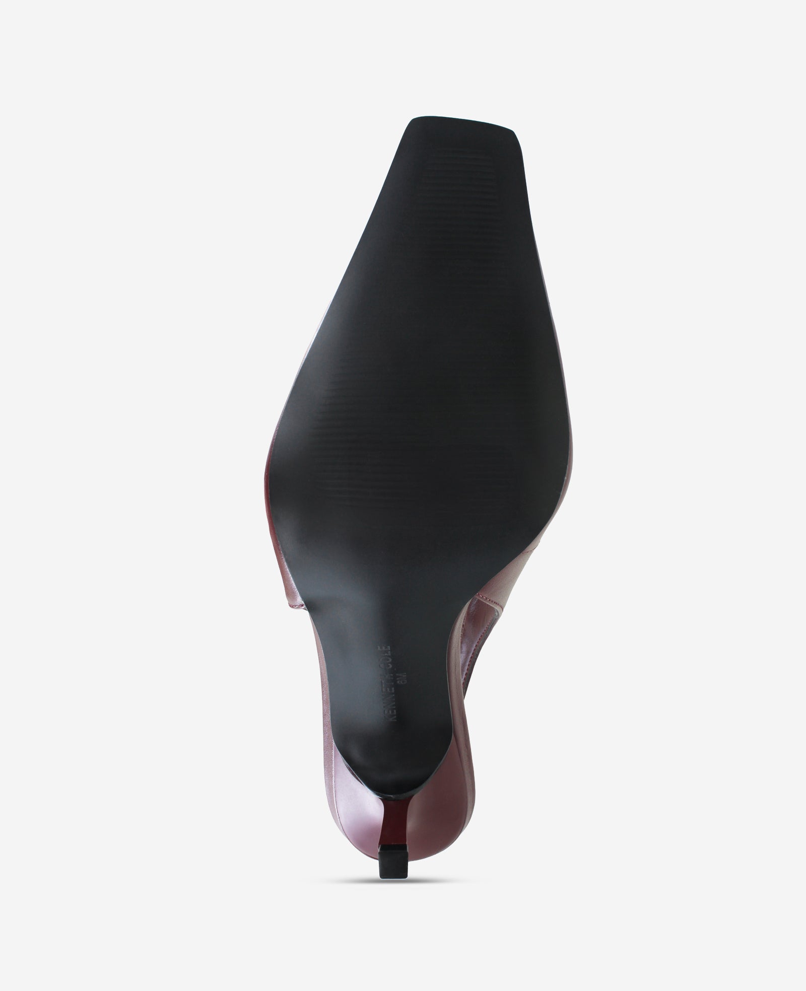 Aerial Leather Slingback Heel | Kenneth Cole BURGUNDY LEATHER