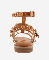 Ruby Leather Jewel Gladiator Sandal | Kenneth Cole TAN