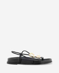 Vera Strappy Leather Embellished Sandal | Kenneth Cole BLACK