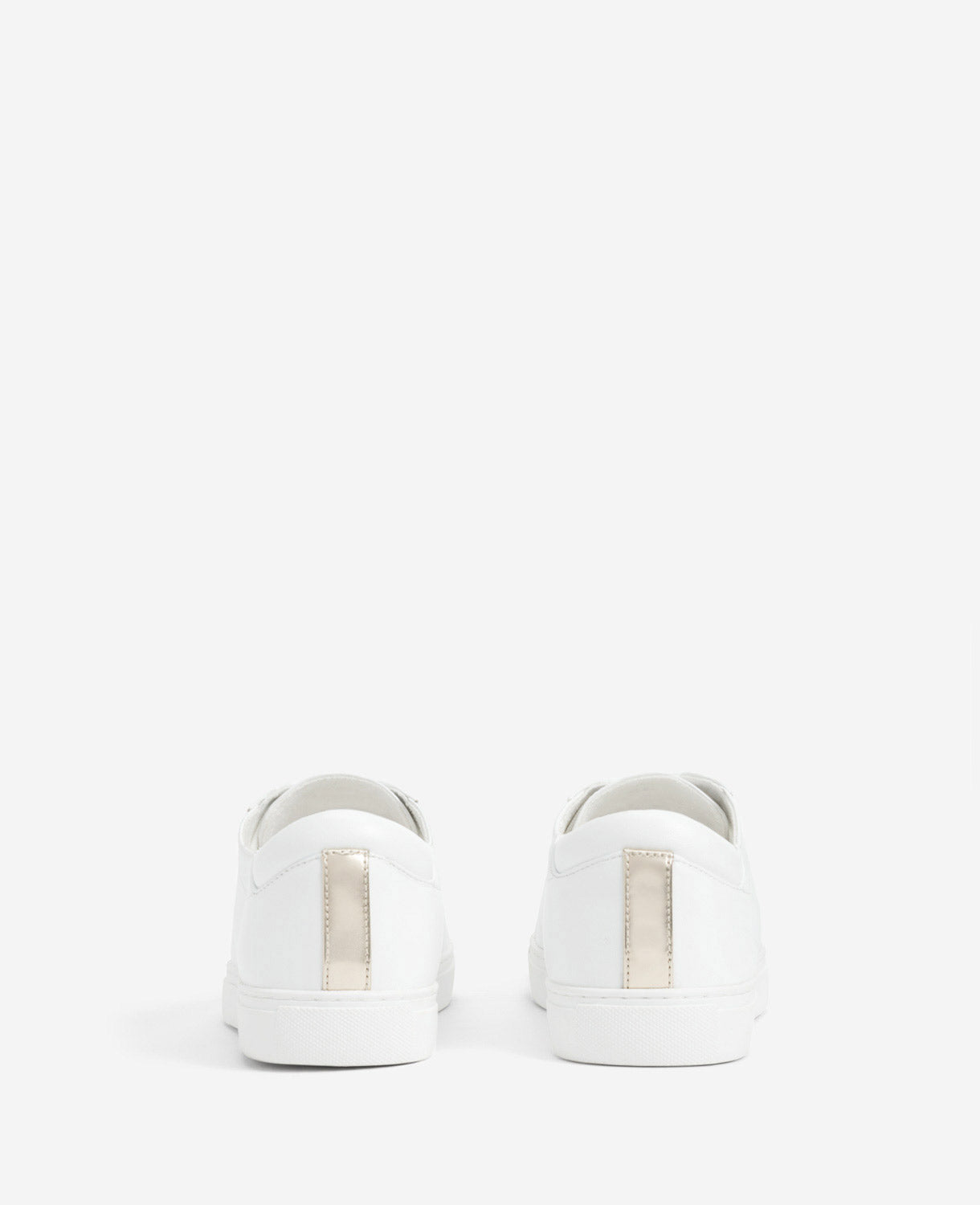 Women’s Leather Kam Sneaker | White Casual Lace-Up Shoe | Kenneth Cole WHITE