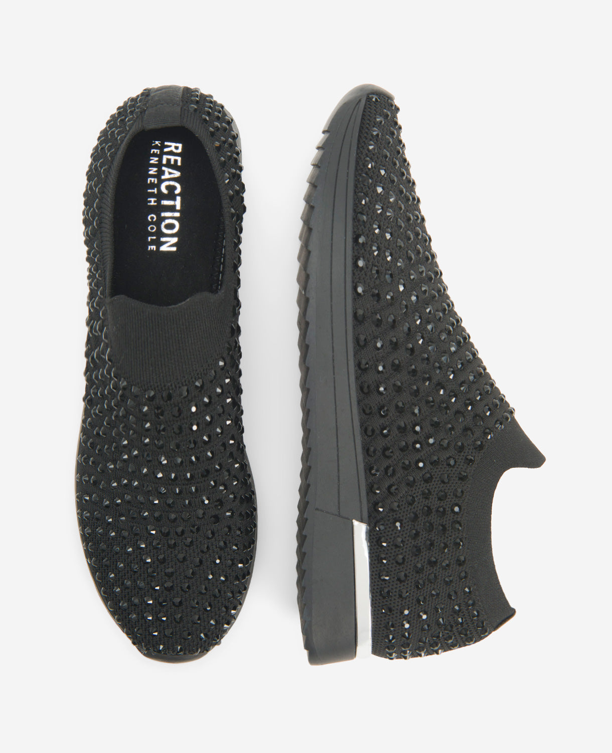 Women's Cameron Jewel Slip-On Sneaker with Sparkle | KC | Kenneth Cole BLACK