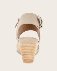 Tilly Nubuck Wedge Sandal | Gentle Souls by Kenneth Cole | Kenneth Cole MUSHROOM NUBUCK