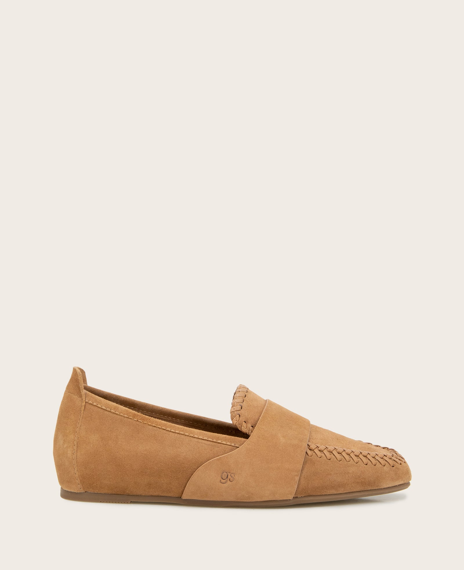 Sandra Suede Braid Detail Loafer | Gentle Souls by KC | Kenneth Cole CAMEL SUEDE
