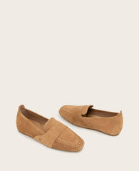 Sandra Suede Braid Detail Loafer | Gentle Souls by KC | Kenneth Cole CAMEL SUEDE