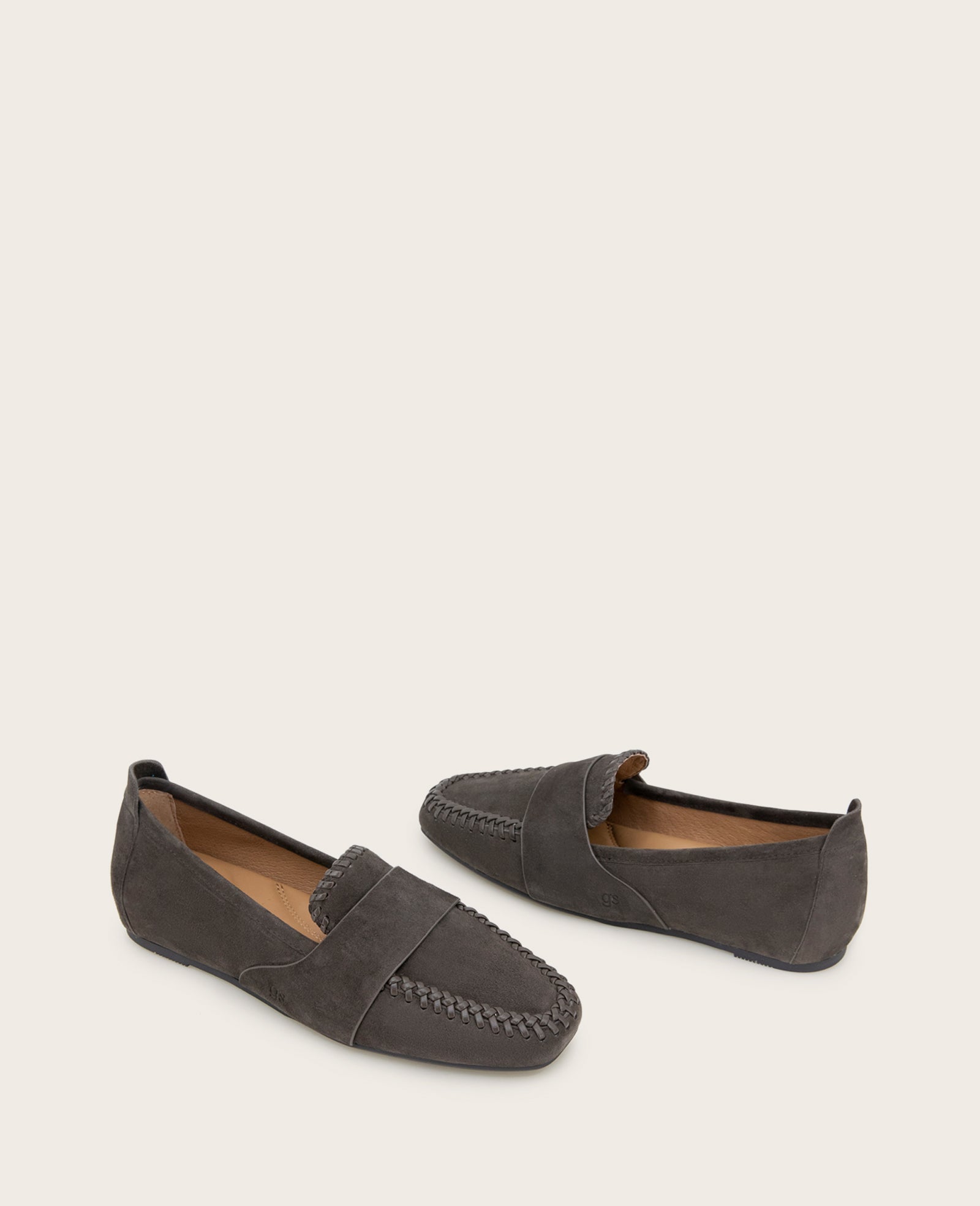 Sandra Suede Braid Detail Loafer | Gentle Souls by KC | Kenneth Cole BROWN SUEDE