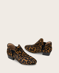 GENTLE SOULS - Fran Leopard Calf Hair Bootie | Kenneth Cole LEOPARD HAIRCALF