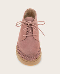 GENTLE SOULS - Cacti Suede Braid Detail Sneaker Bootie | Kenneth Cole DARK ROSE SUEDE