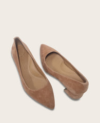 Shop Gardena Suede Pump | Gentle Souls Comfortable Heels | Kenneth Cole CAMEL SUEDE