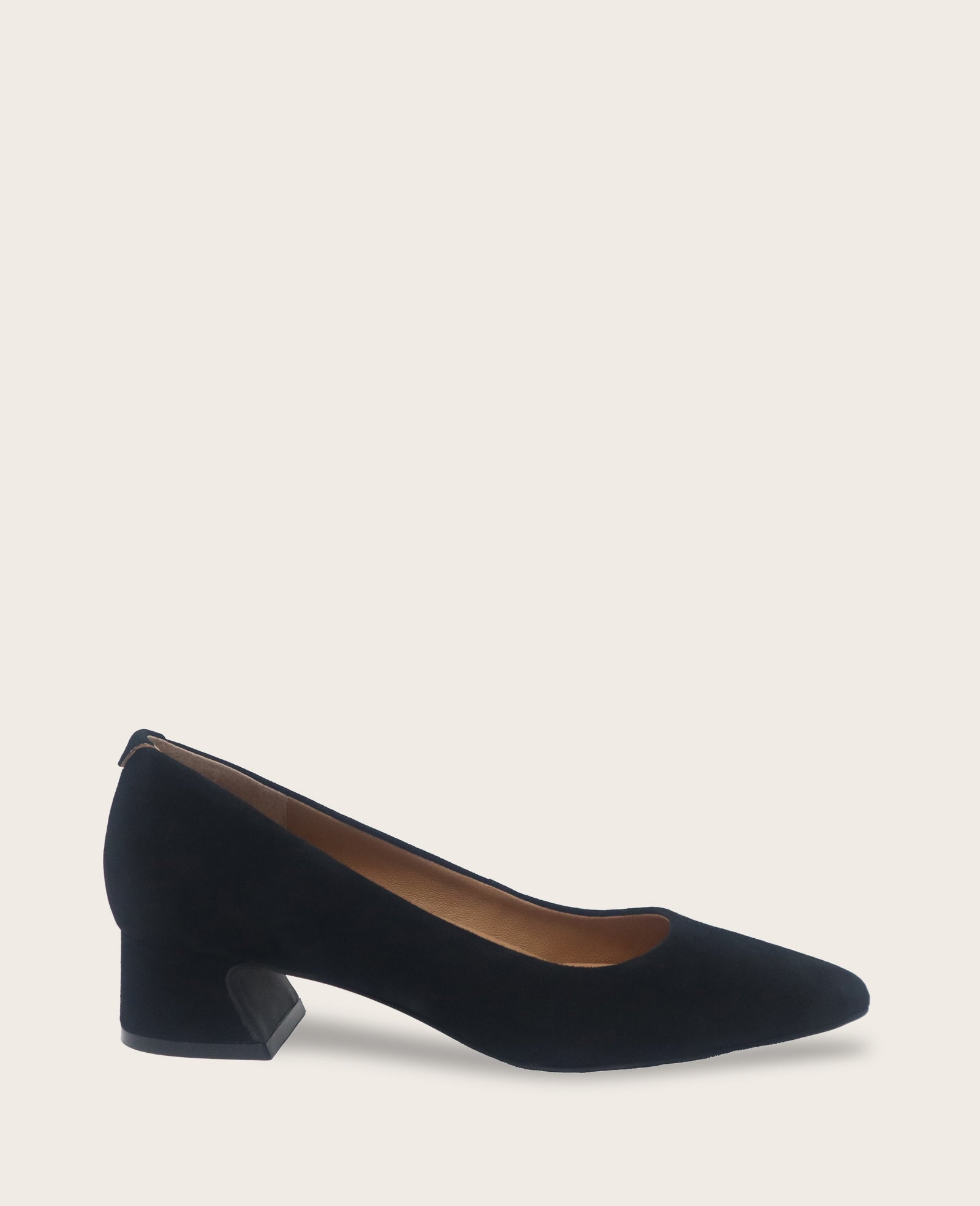 Shop Gardena Suede Pump | Gentle Souls Classic Black Heel | Kenneth Cole BLACK SUEDE