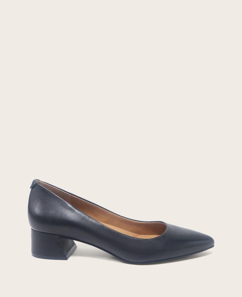 Shop Gardena Leather Pump | Gentle Souls Classic Heels | Kenneth Cole BLACK LEATHER