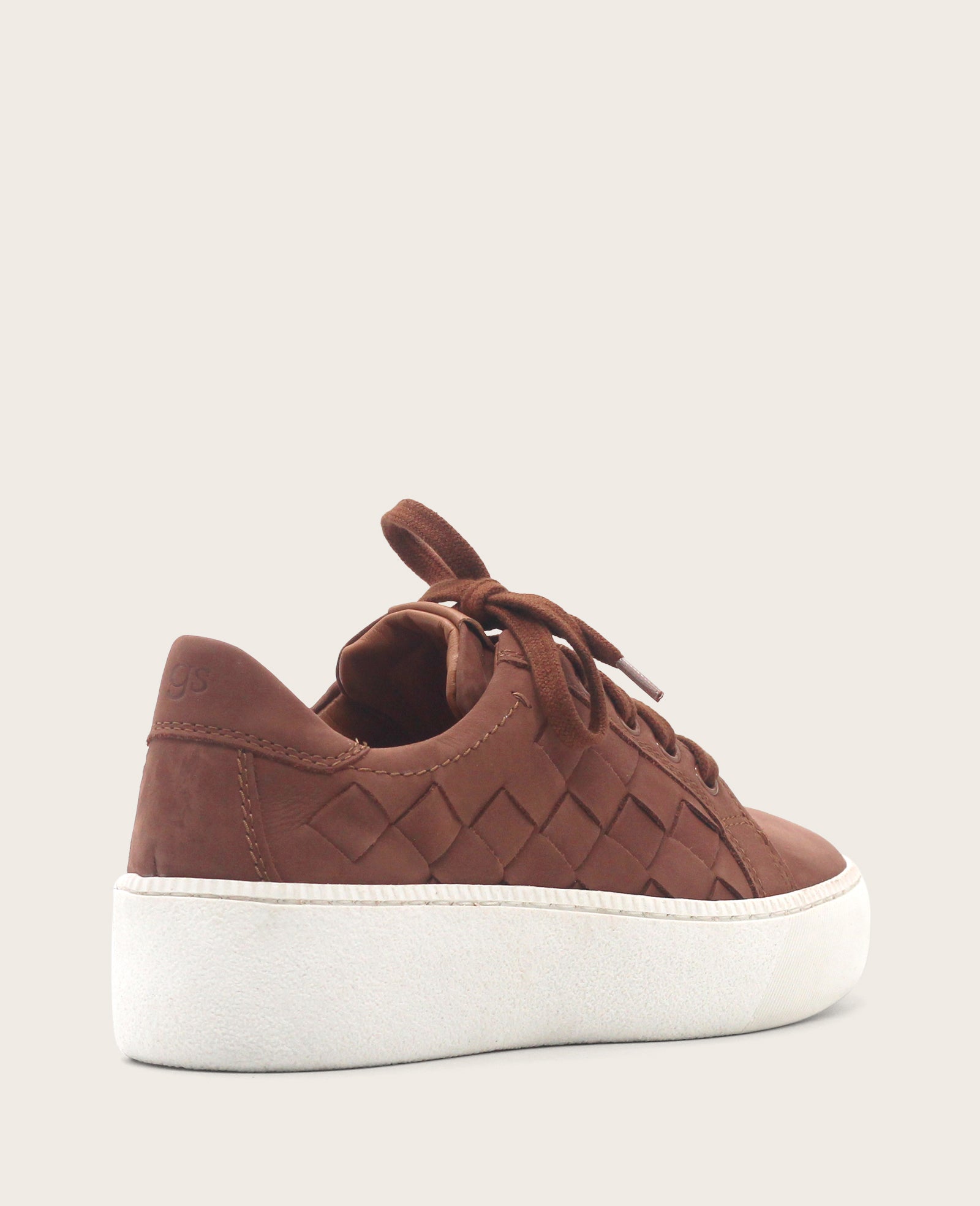 Kindy Nubuck Woven Sneaker Chocolate | Gentle Souls by KC | Kenneth Cole CHOCOLATE NUBUCK