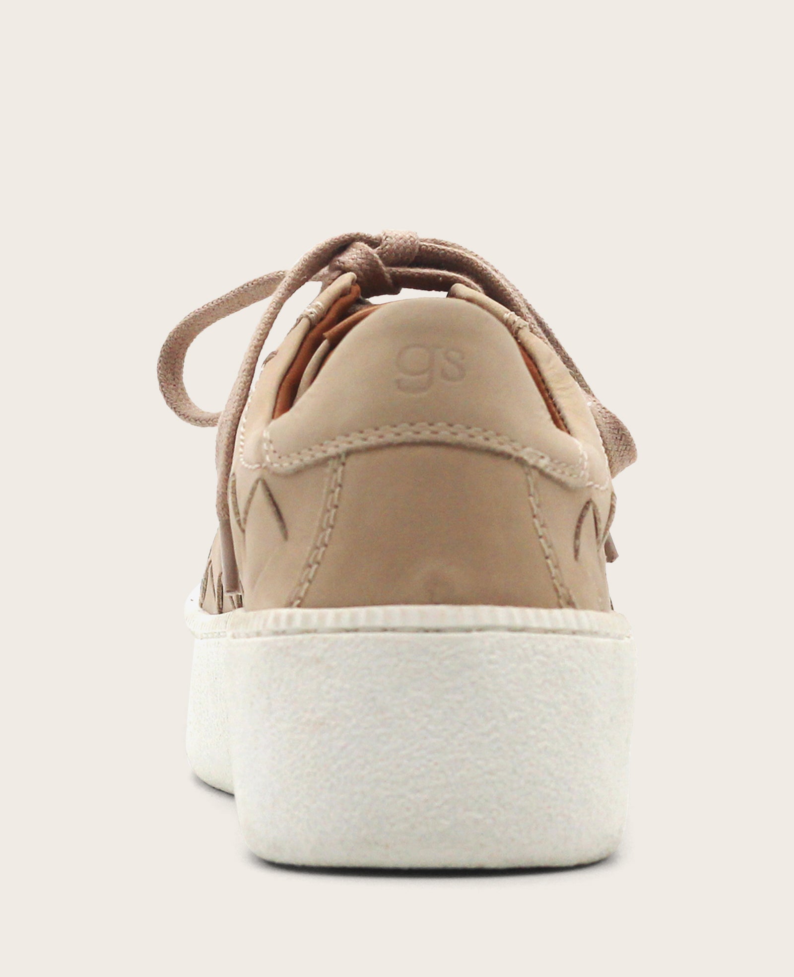 Kindy Nubuck Woven Sneaker Taupe | Gentle Souls by KC | Kenneth Cole LIGHT TAUPE NUBUCK