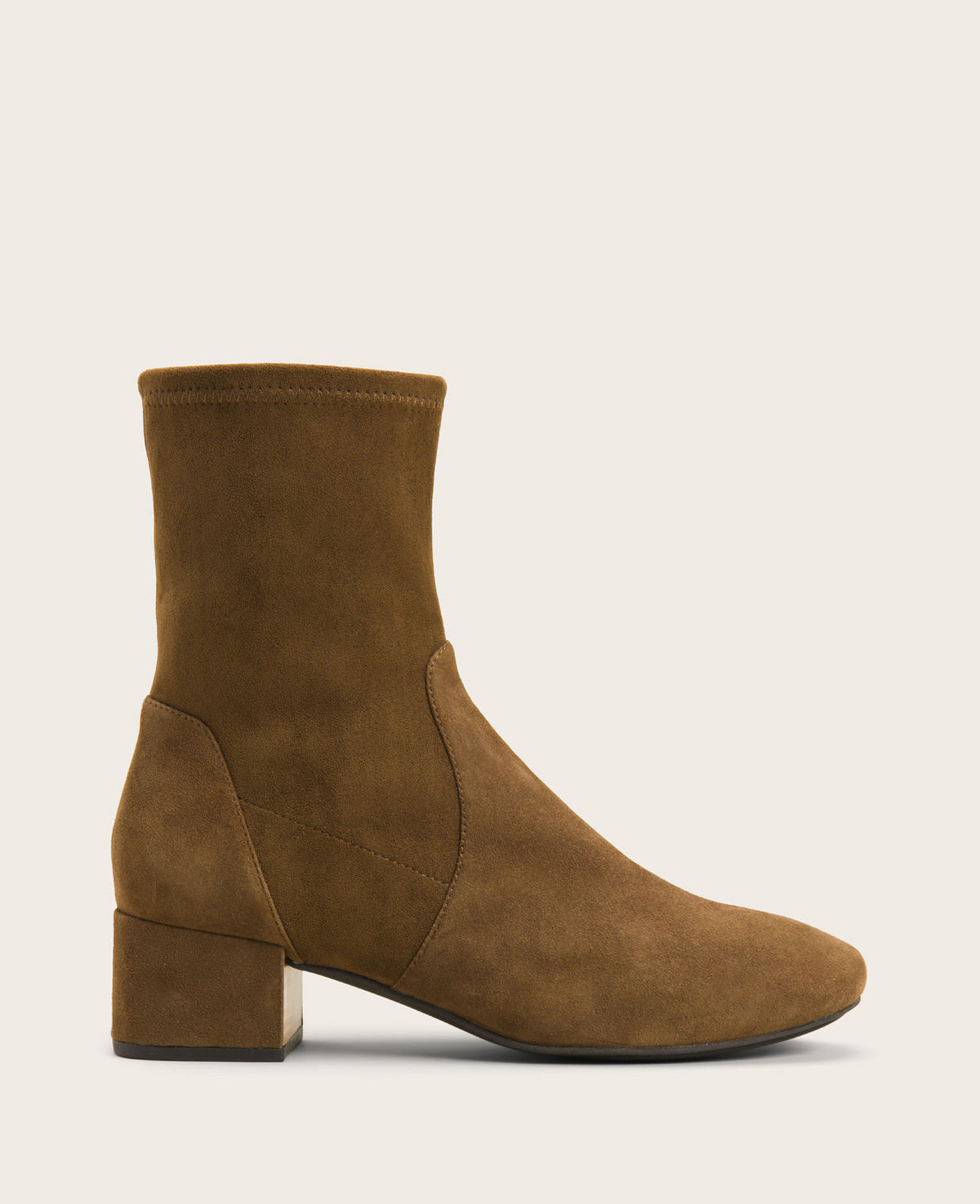 GENTLE SOULS - Ella Micro Suede Stretch Bootie | Kenneth Cole CHOCOLATE