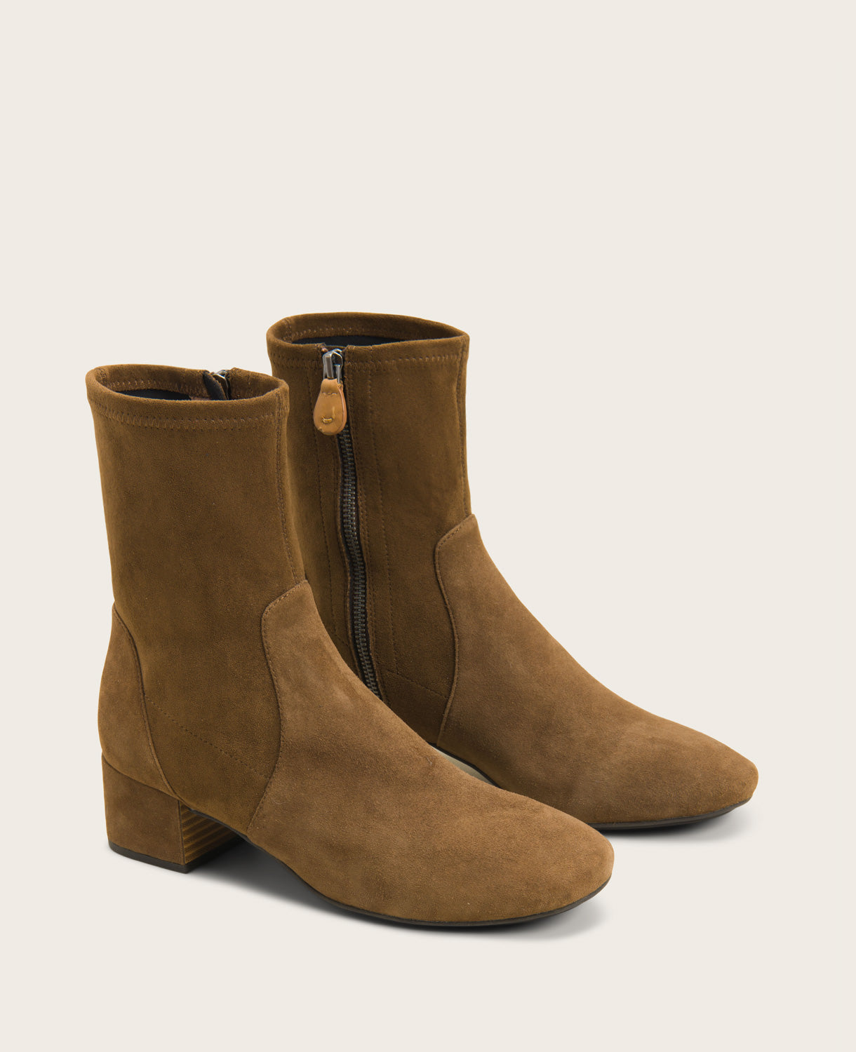 GENTLE SOULS - Ella Micro Suede Stretch Bootie | Kenneth Cole CHOCOLATE