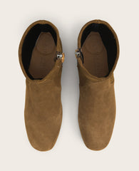 GENTLE SOULS - Ella Micro Suede Stretch Bootie | Kenneth Cole CHOCOLATE