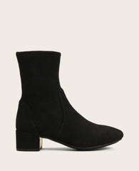 Shop Ella Micro Suede Stretch Bootie – Black | Gentle Souls | Kenneth Cole BLACK