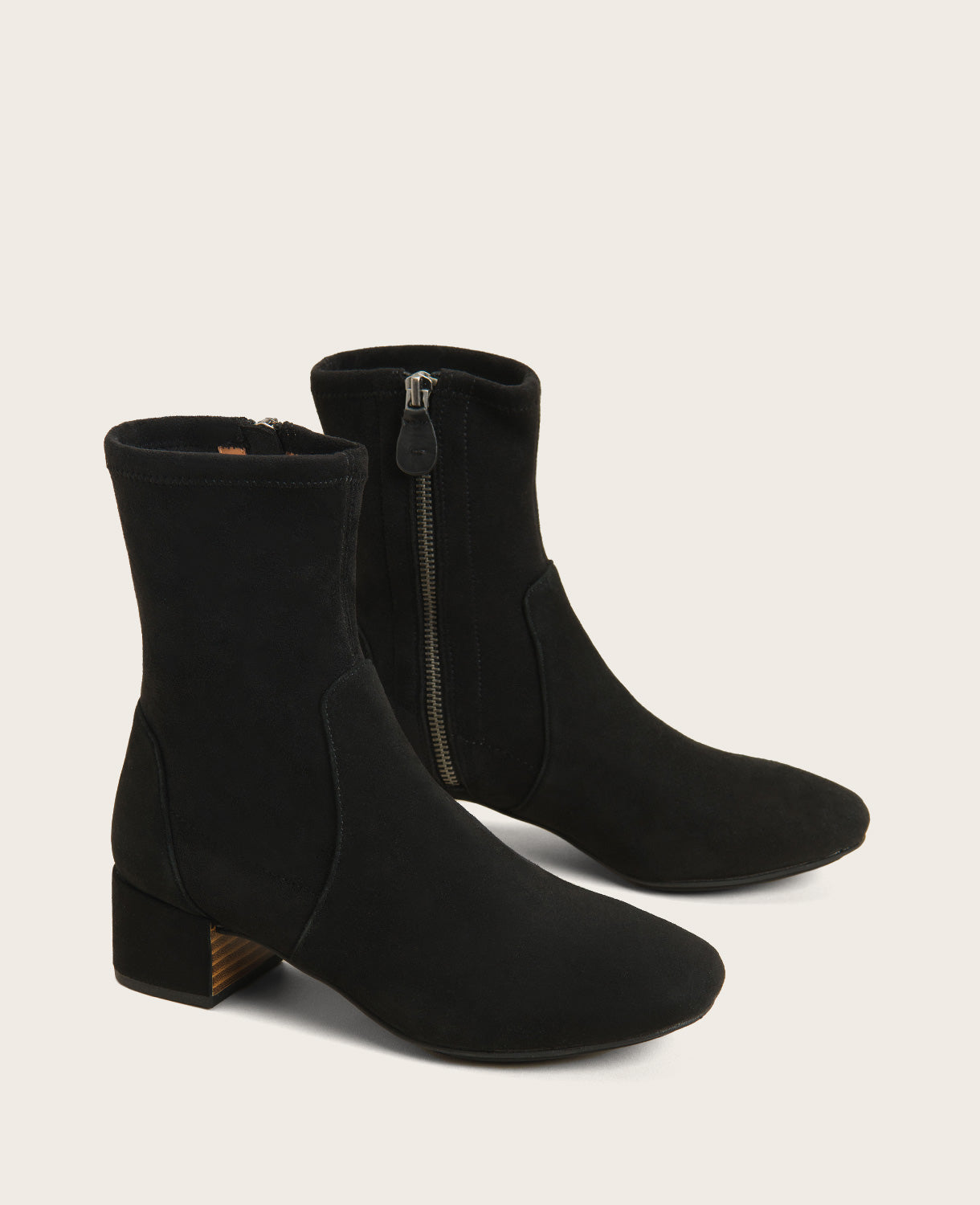 Shop Ella Micro Suede Stretch Bootie – Black | Gentle Souls | Kenneth Cole BLACK