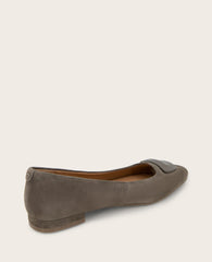 Hanette Suede Flat Shiitake | Gentle Souls by Kenneth Cole | Kenneth Cole SHITAKE SUEDE