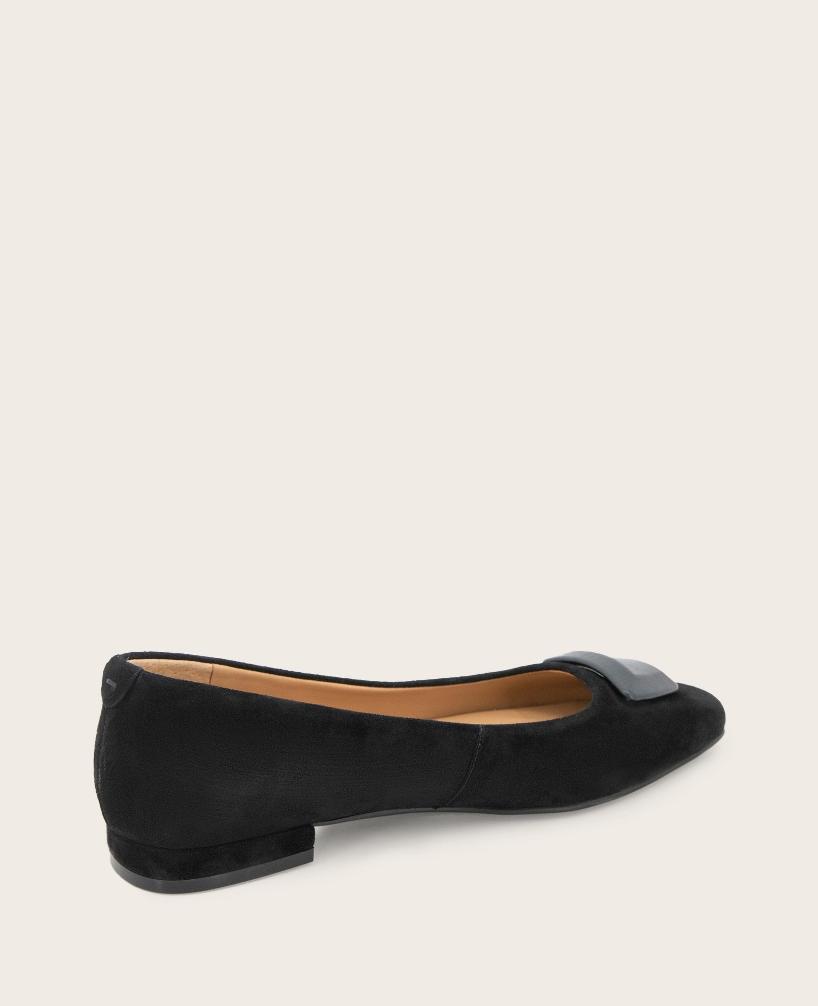 Shop Hanette Suede Flat Black | Gentle Souls by Kenneth Cole | Kenneth Cole BLACK SUEDE