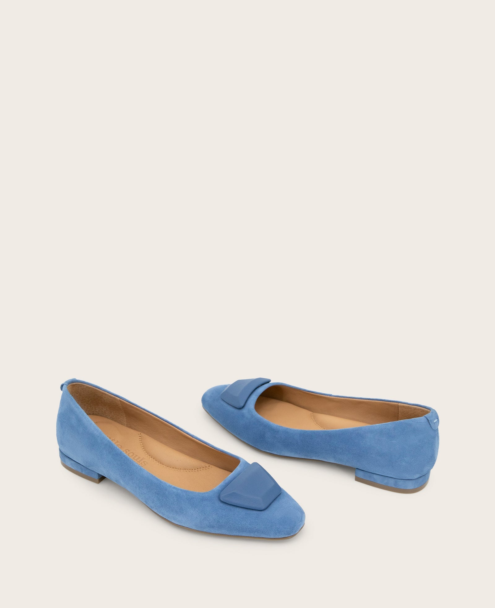 Shop Hanette Suede Flat Blue | Gentle Souls by Kenneth Cole | Kenneth Cole BLUE SUEDE