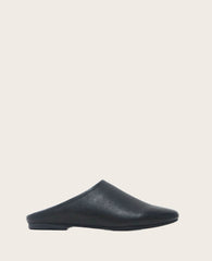 GENTLE SOULS - Wanda Leather Mule Flat | Kenneth Cole BLACK LEATHER