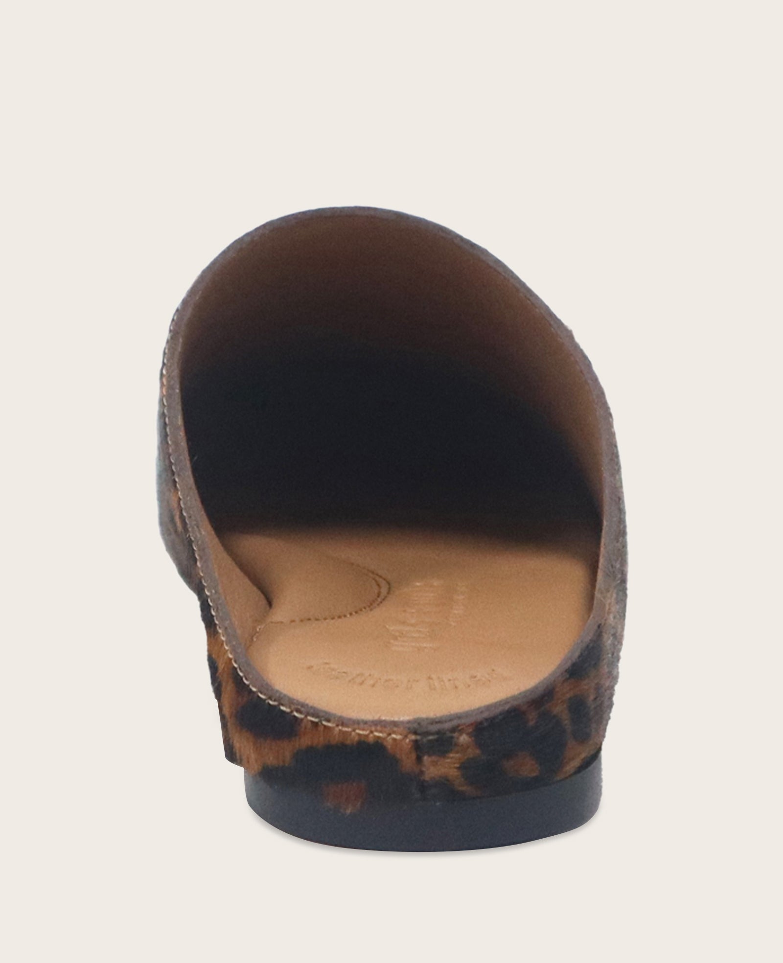Shop Wanda Leopard Calf Hair Mule Flat | Gentle Souls KC | Kenneth Cole LEOPARD CALF HAIR