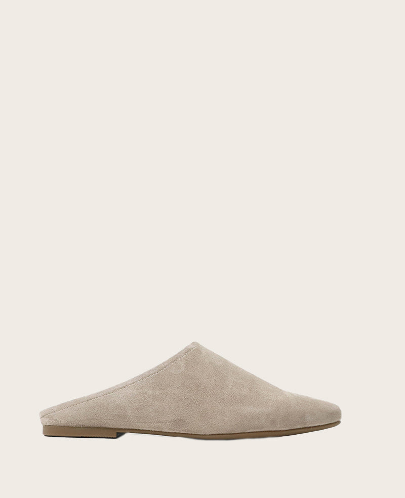 Shop Gentle Souls Wanda Suede Mule Flat | Kenneth Cole | Kenneth Cole MUSHROOM SUEDE
